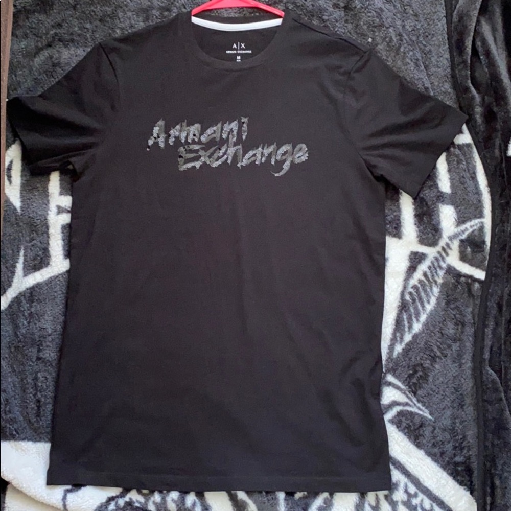 Armani Exchange Black T Shirt
